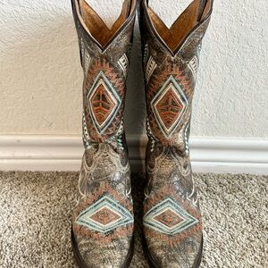 Corral Tan Leather Western Boots